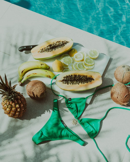 CUBA GREEN BIKINI BOTTOM (MORENA TROPICANA COLLECTION)