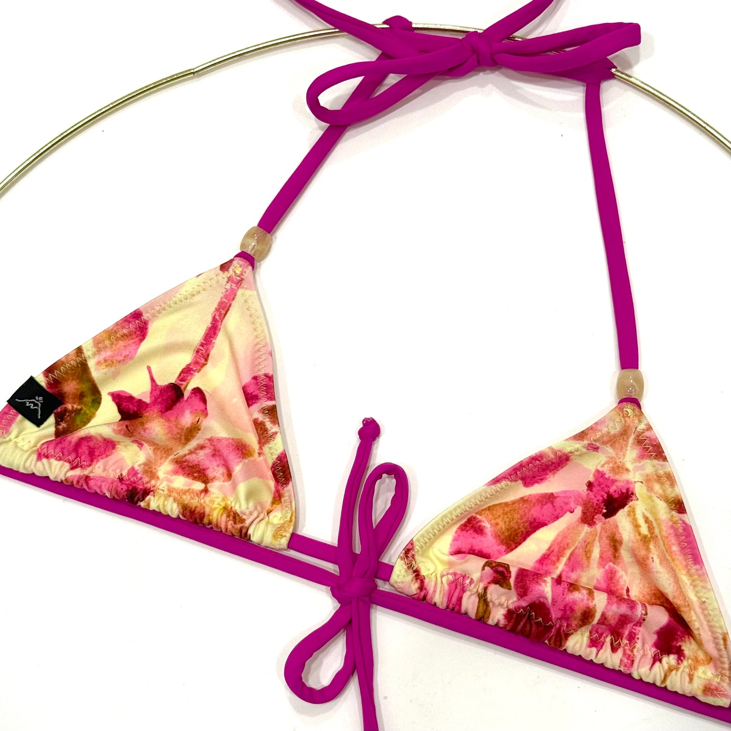 MIAMI PALMS BIKINI TOP (MIAMI BABY COLLECTION)