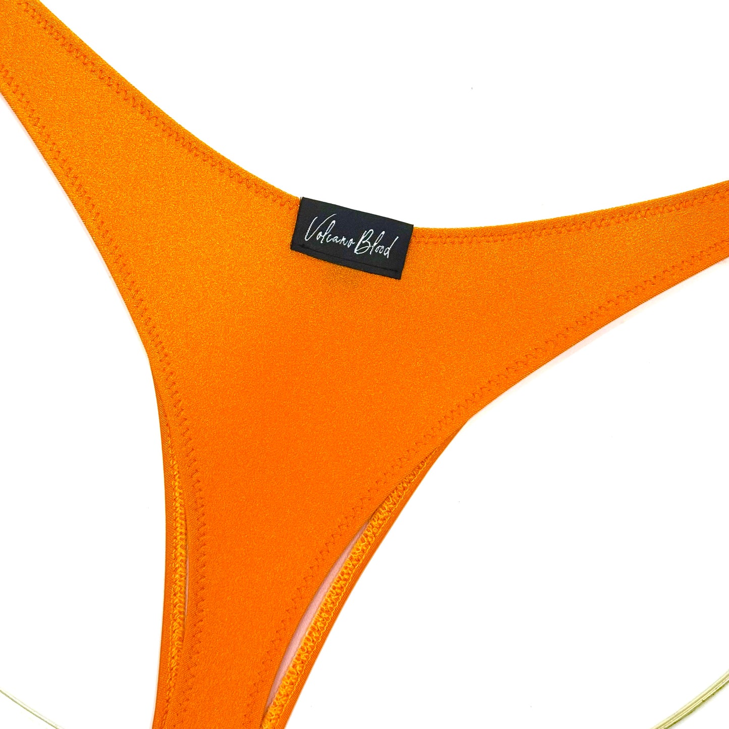 SUNNY DREAMS BRAZILIAN BIKINI BOTTOM - Dark Orange (MIAMI BABY COLLECTION)