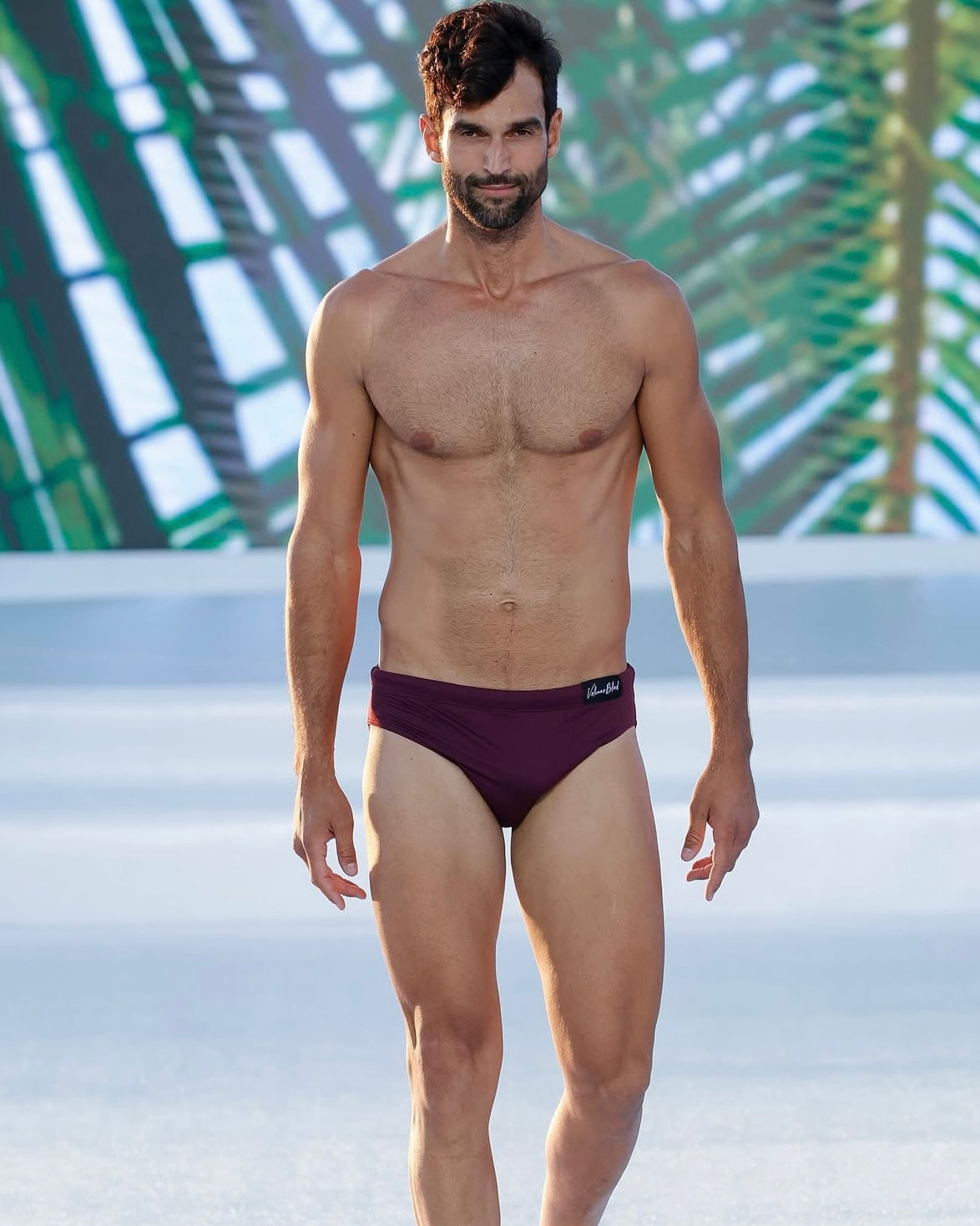 SWIMSUIT BRIEFS (BROWN)