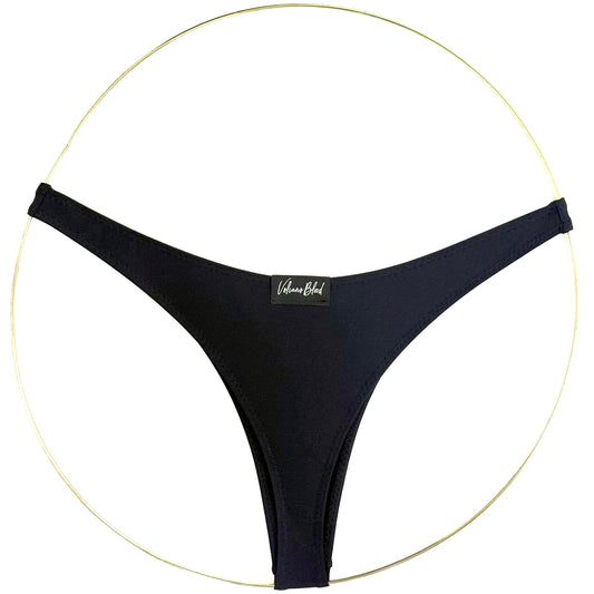 BLACK BRAZILIAN BIKINI BOTTOM