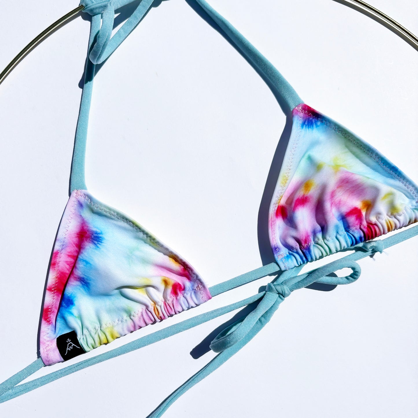 TIE-DYE BIKINI TOP