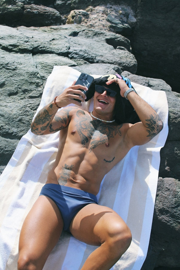 SWIMSUIT BRIEFS (NAVY)