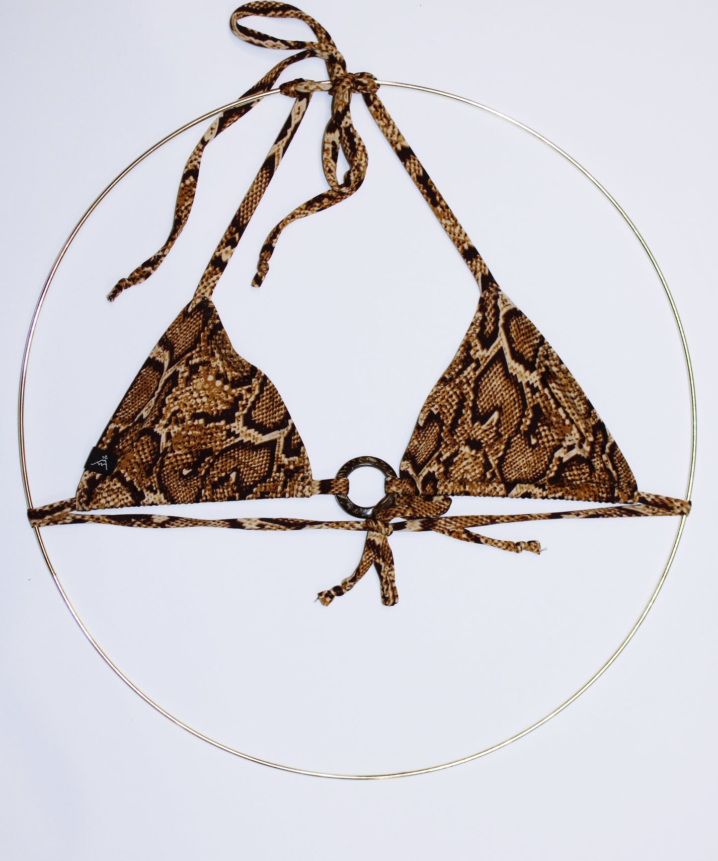 SNAKE BIKINI TOP