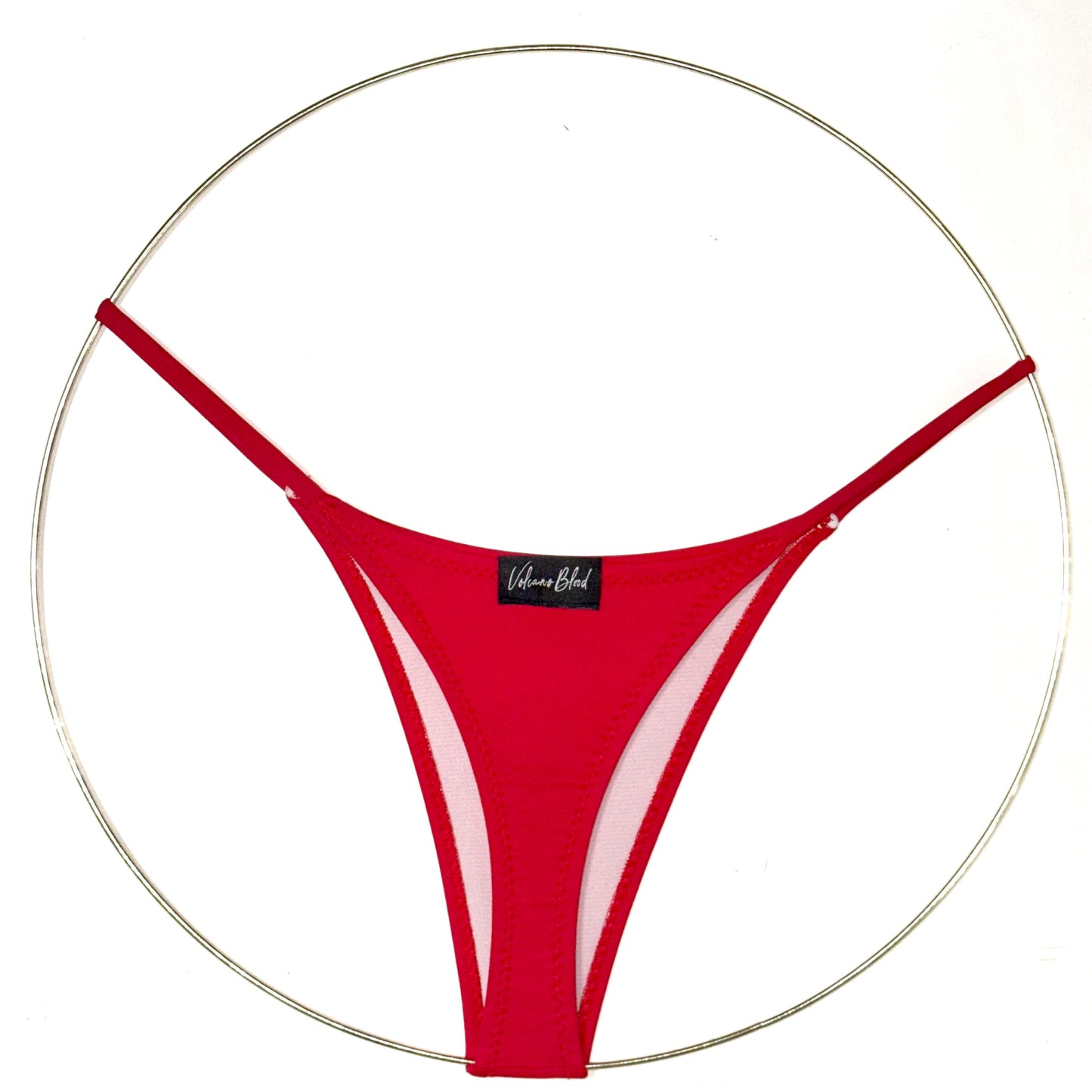 JAMAICA RED BIKINI BOTTOM (MORENA TROPICANA COLLECTION)