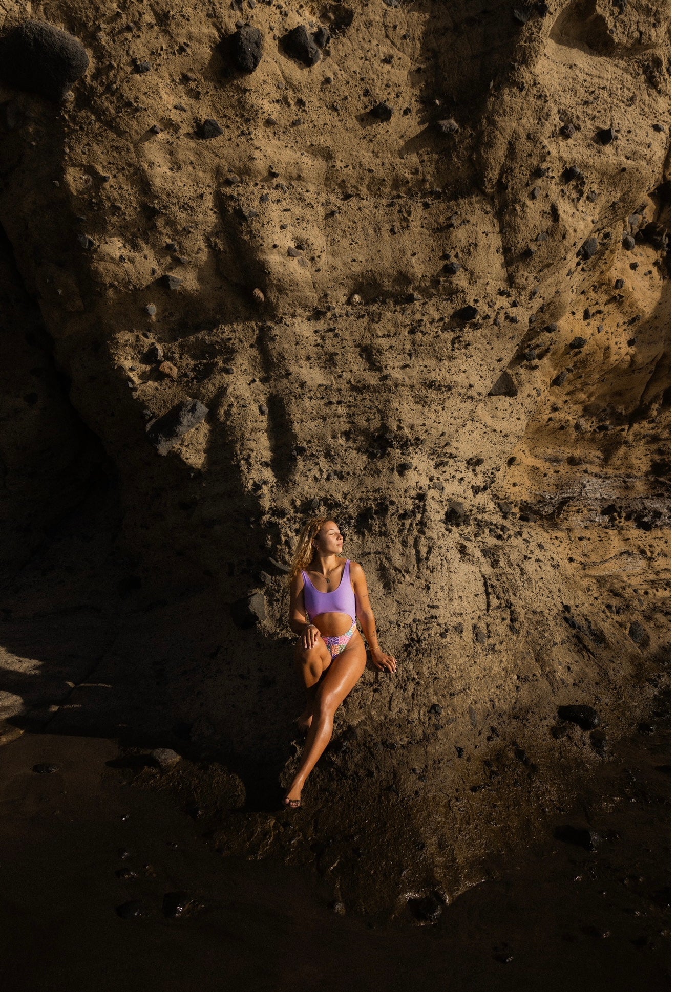 ABSTRACT FLOWER SWIMSUIT 