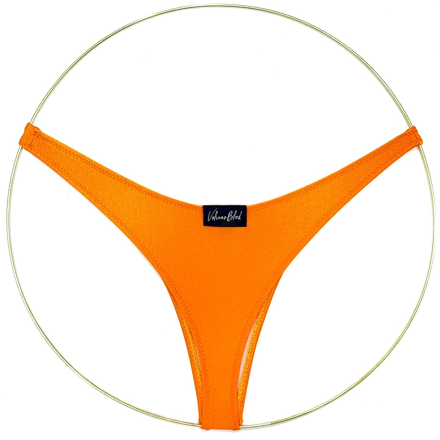 SUNNY DREAMS BRAZILIAN BIKINI BOTTOM - Dark Orange (MIAMI BABY COLLECTION)