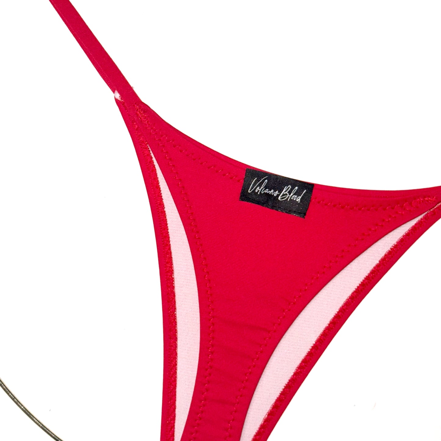 JAMAICA RED BIKINI BOTTOM (MORENA TROPICANA COLLECTION)