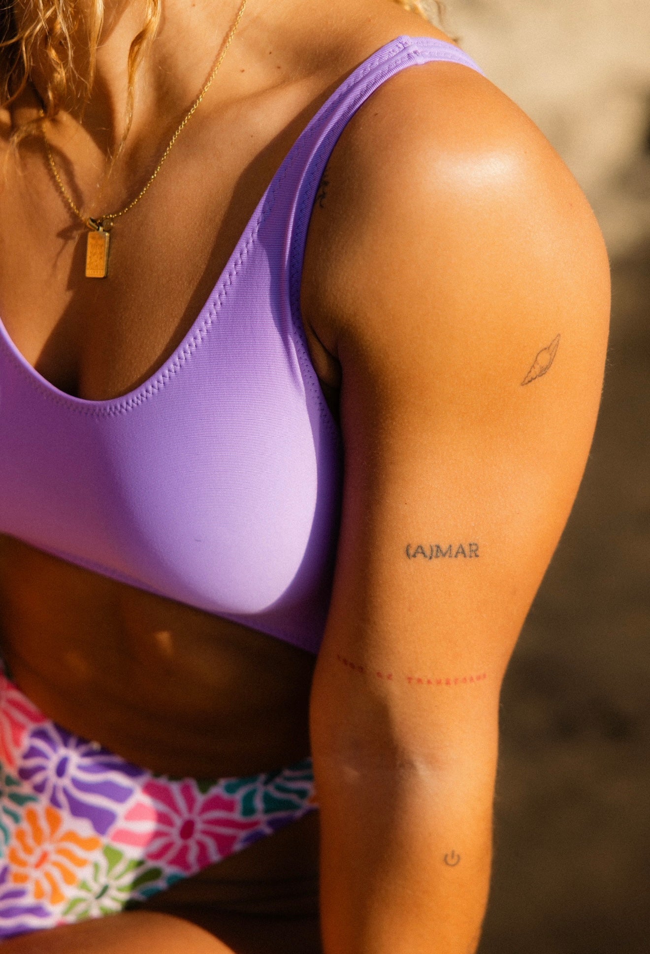 ABSTRACT FLOWER SWIMSUIT 