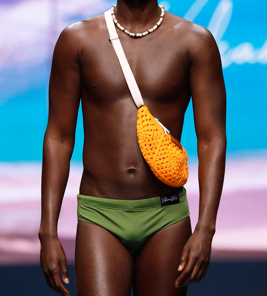 SWIMSUIT BRIEFS (BROWN)