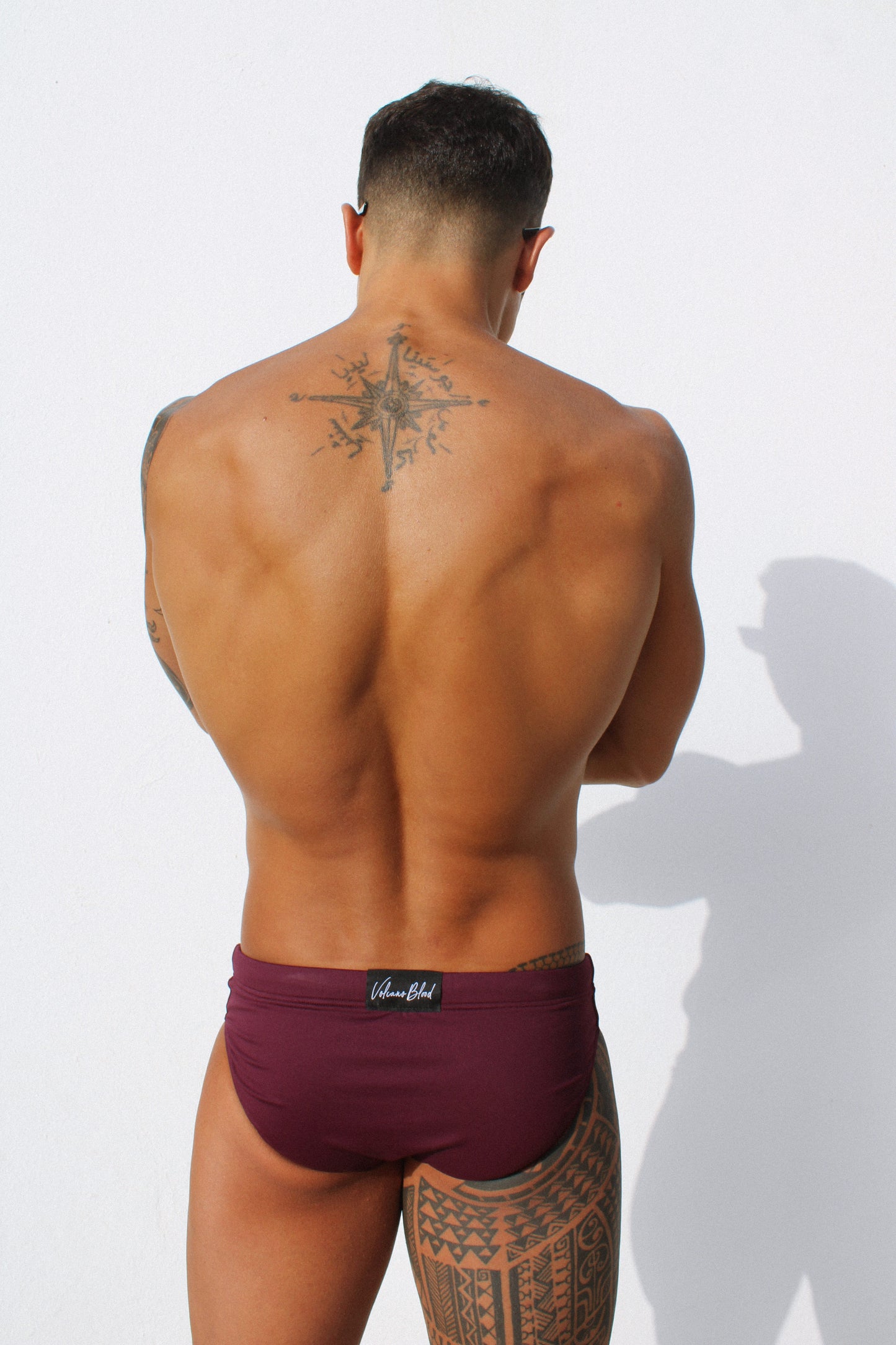 SWIMSUIT BRIEFS (BROWN)