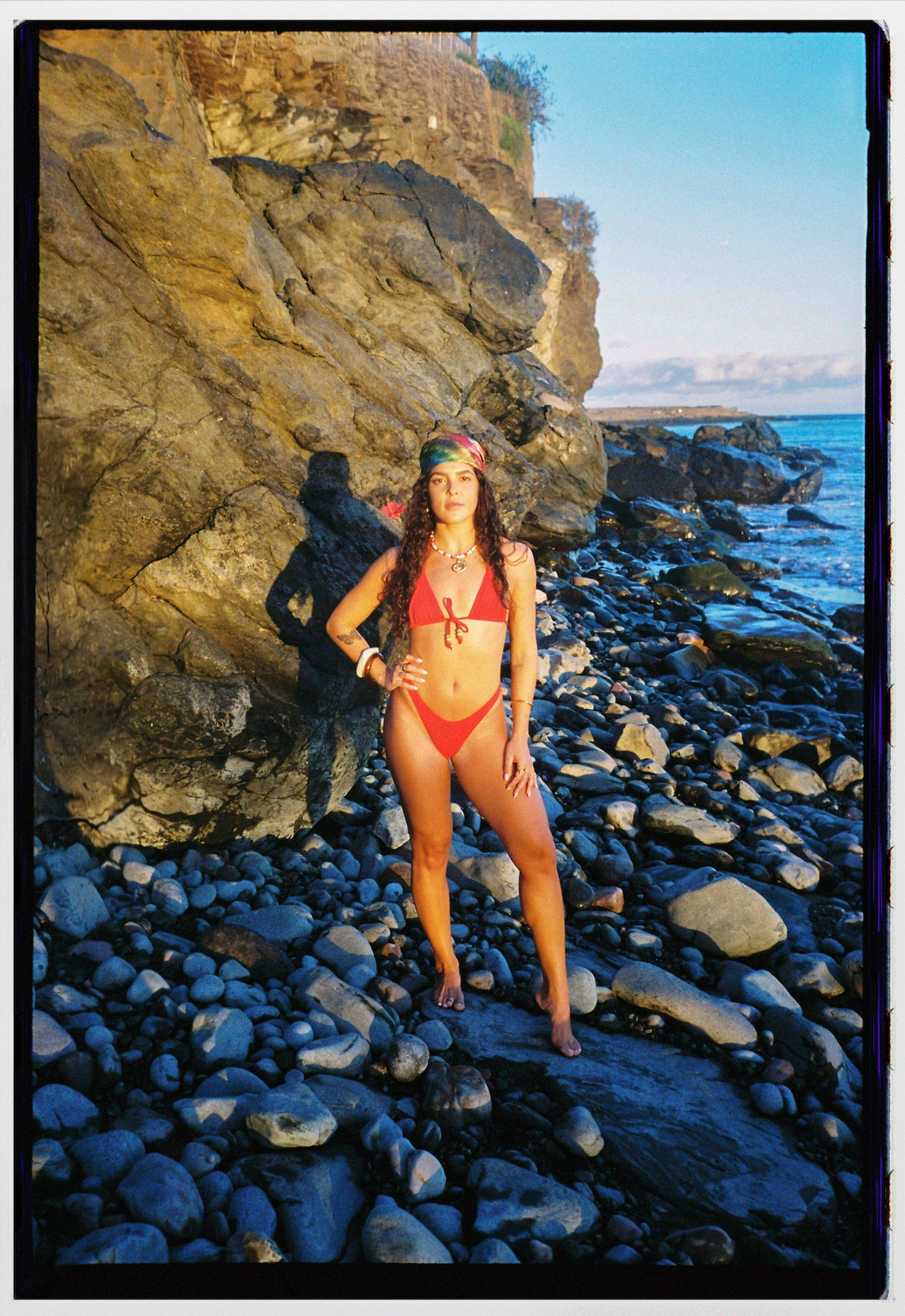 JAMAICA RED BIKINI BOTTOM (MORENA TROPICANA COLLECTION)